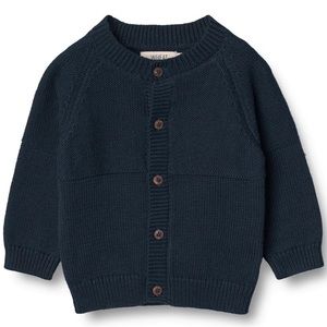 SOLD — Wheat Kids Eddy knit Cardigan - navy (size 3)